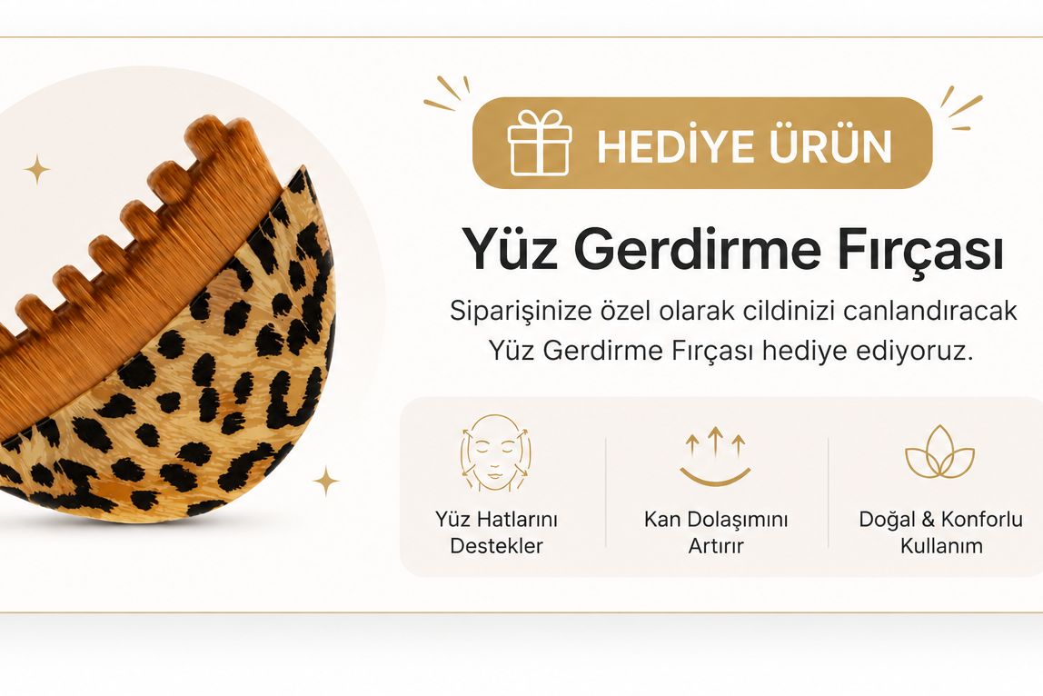Premium Yüz Gerdirme Fırçası – Lenfatik Masaj ve Cilt Sıkılaştırıcı Etki